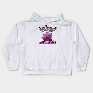 inked and educated Kids Hoodie